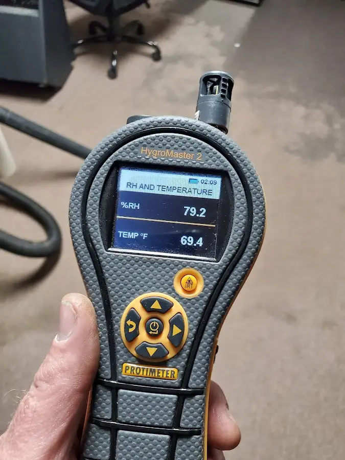 Moisture meter humidity assessment for Fire & Smoke Damage Restoration in Lamont